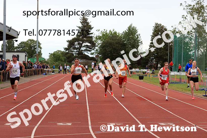 The 100 metres, 2025 NEGP No 3, Monkton. Photo: David T. Hewitson/Sports for All Pics